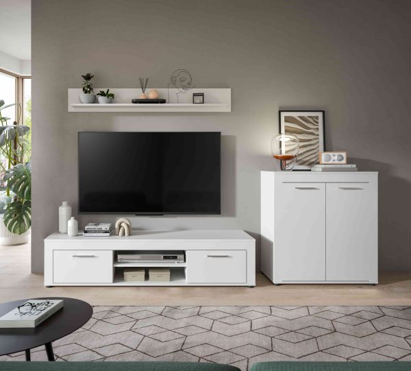 Jam woonkamercombinatie wit melamine - Afbeelding 6