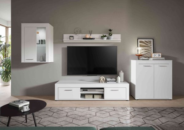 Jam woonkamercombinatie wit melamine - Afbeelding 6