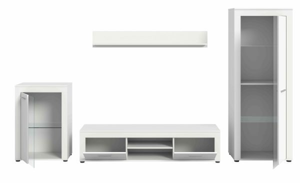Jam woonkamercombinatie wit melamine - Afbeelding 3