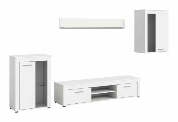 Jam woonkamercombinatie wit melamine