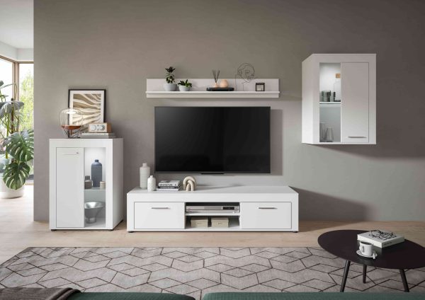 Jam woonkamercombinatie wit melamine - Afbeelding 6