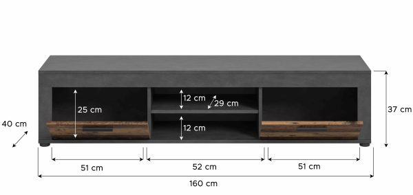 Jam Lowboard Old Wood NB Matera NB - Afbeelding 4