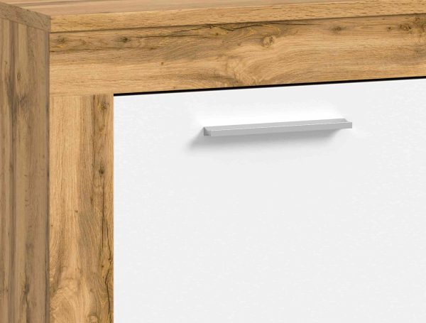 Jam highboard wit melamine Wotan eiken NB - Afbeelding 7