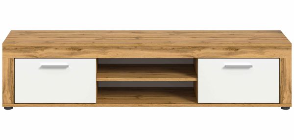 Jam lowboard wit melamine Wotan eiken NB - Afbeelding 2