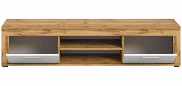 Jam lowboard wit melamine Wotan eiken NB - Afbeelding 3
