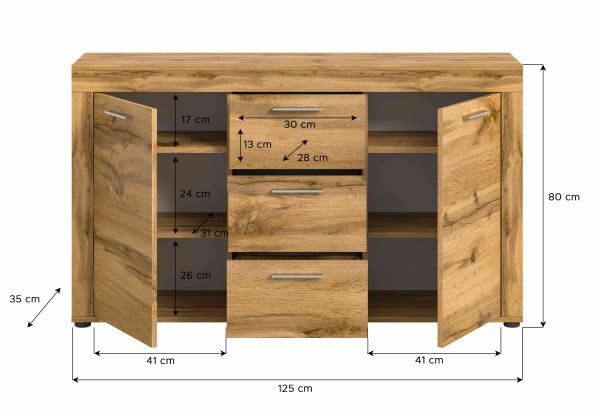 Jam Sideboard Wotan Oak NB - Afbeelding 4