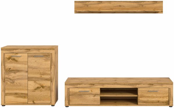 Jam woonkamercombinatie Wotan Oak NB - Afbeelding 2
