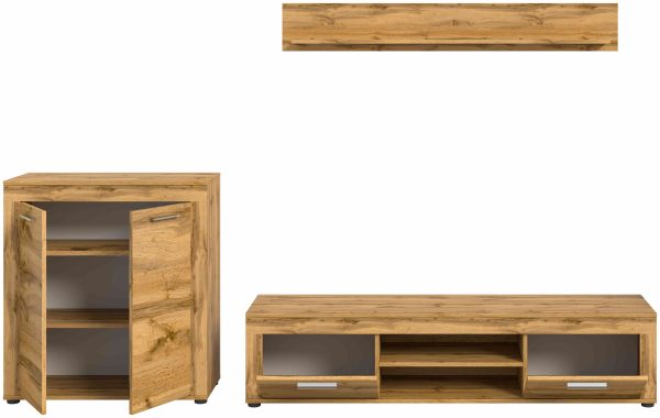 Jam woonkamercombinatie Wotan Oak NB - Afbeelding 3
