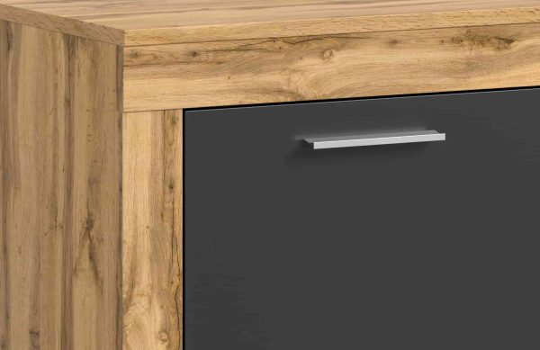 Jam highboard grijs melamine Wotan Oak NB - Afbeelding 7
