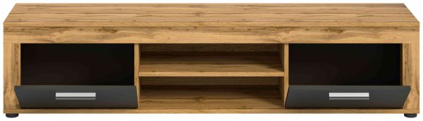 Jam Lowboard grijs melamine Wotan Eiken NB - Afbeelding 3