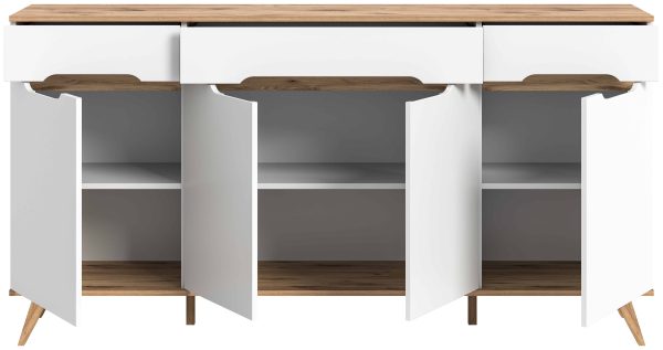 Stockholm dressoir wit NB Nox Eiken NB - Afbeelding 3