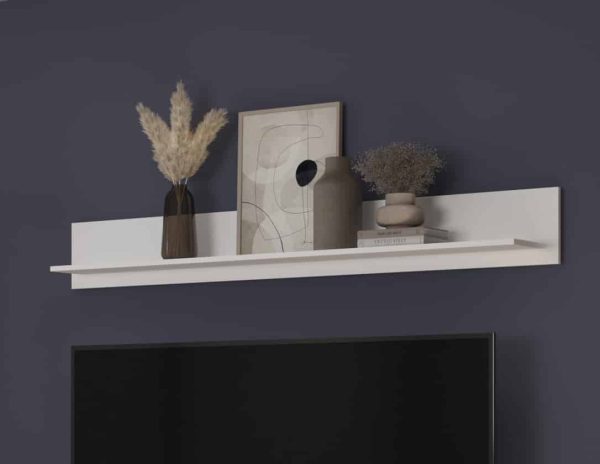 Skylight wandplank wit hoogglans MDF TZ Pasol grijs NB - Afbeelding 4