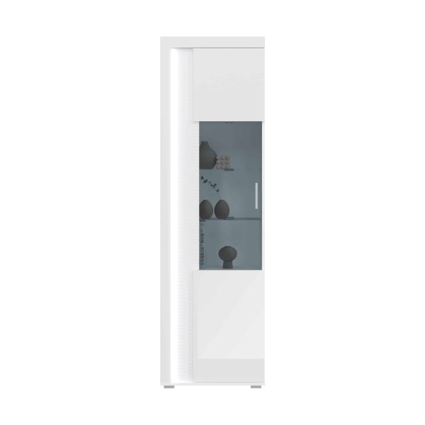 Dakraam woonkamercombinatie wit hoogglans MDF TZ Pasol grijs NB - Afbeelding 2