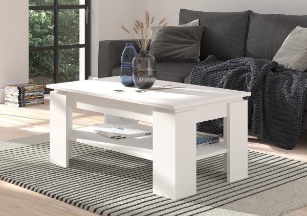 Titan salontafel wit NB - Afbeelding 4