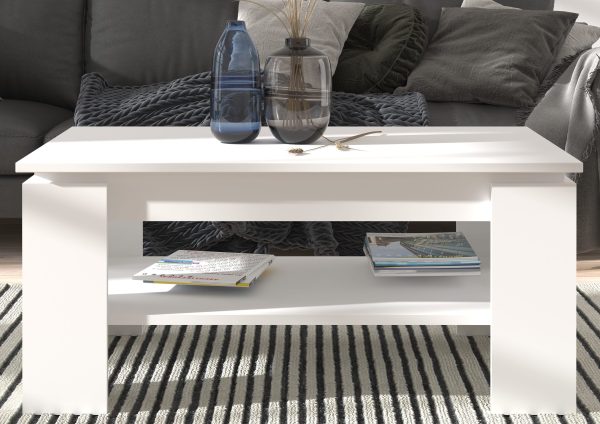 Titan salontafel wit NB - Afbeelding 5