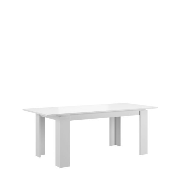 Titan eettafel uitschuifbaar 160/200 wit NB - Afbeelding 3
