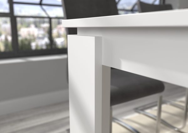 Titan eettafel uitschuifbaar 160/200 wit NB - Afbeelding 9