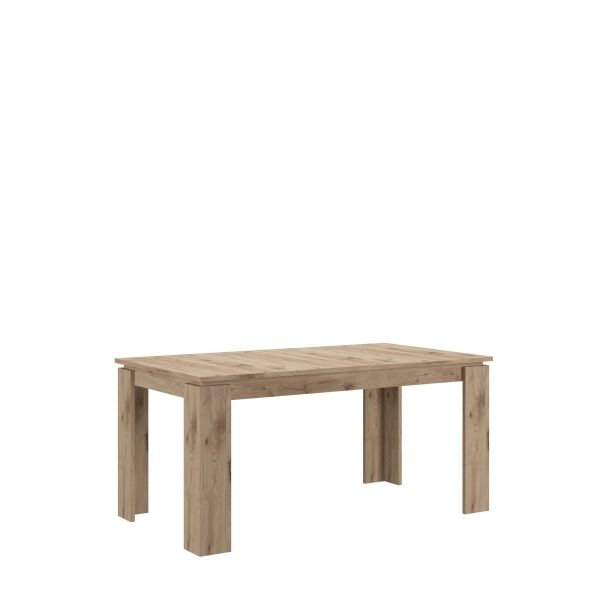 Titan uitschuifbare eettafel 160/200 Nox Eiken NB - Afbeelding 2